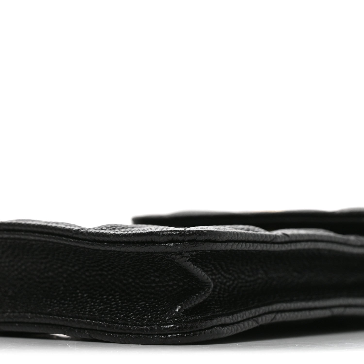 Chanel Caviar Quilted Bow Phone Holder Black 10 of 11