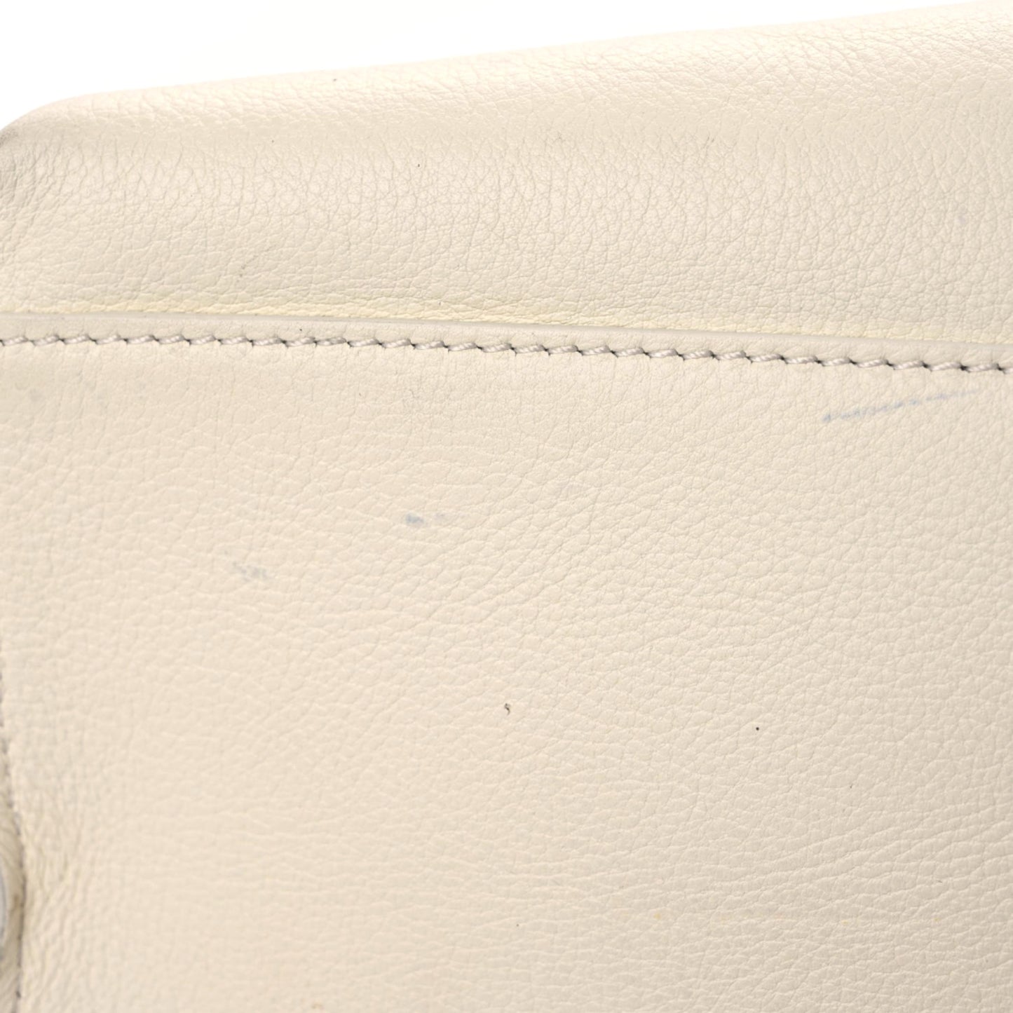 Smooth Calfskin Medium Vick Tote Off White
