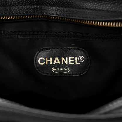 Chanel Caviar CC Shoulder Bag Black 6 of 12