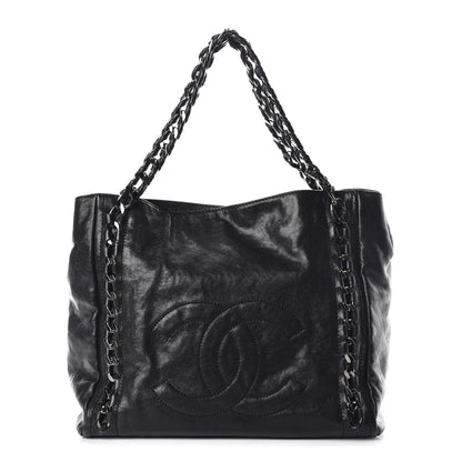 Chanel Glazed Caviar Modern Chain Tote Black 1 of 11