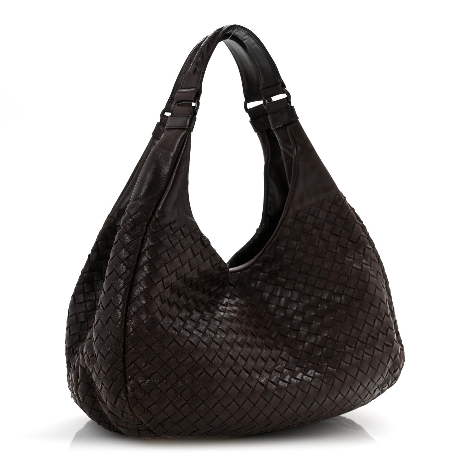Bottega Veneta Nappa Intrecciato Medium Campana Hobo Ebano 3 of 14