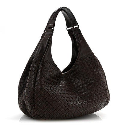 Bottega Veneta Nappa Intrecciato Medium Campana Hobo Ebano 3 of 14