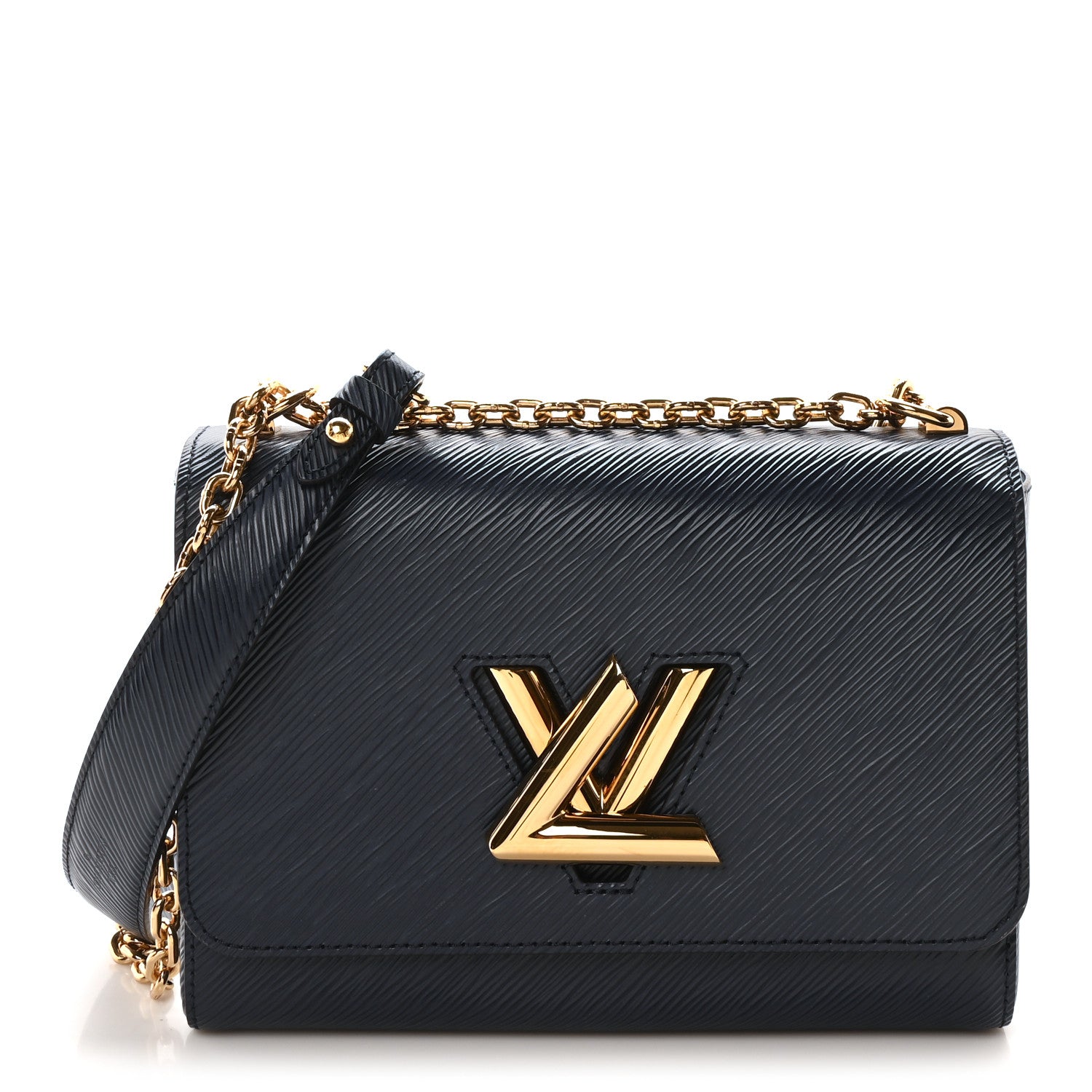 Louis Vuitton Epi Twist Shoulder Bag MM Indigo 1 of 11