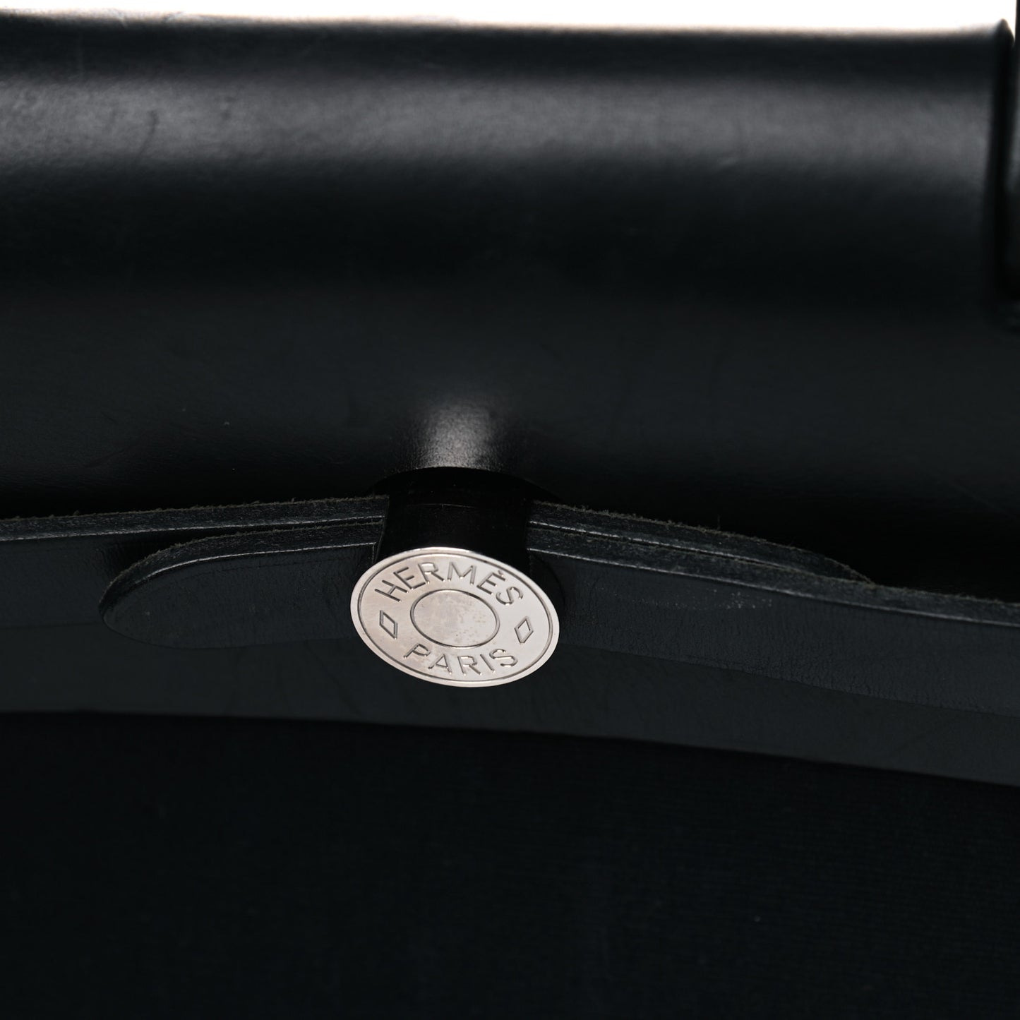 Toile Vache Calfskin Herbag 30 PM Backpack Black