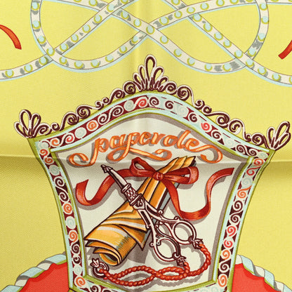 Hermes Silk Carre Paperoles Scarf 90 3 of 5