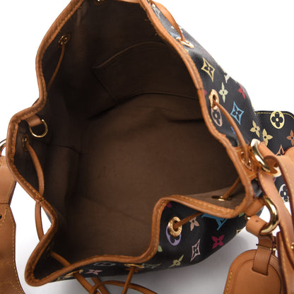 Louis Vuitton Monogram Multicolor Petit Noe Black 5 of 11