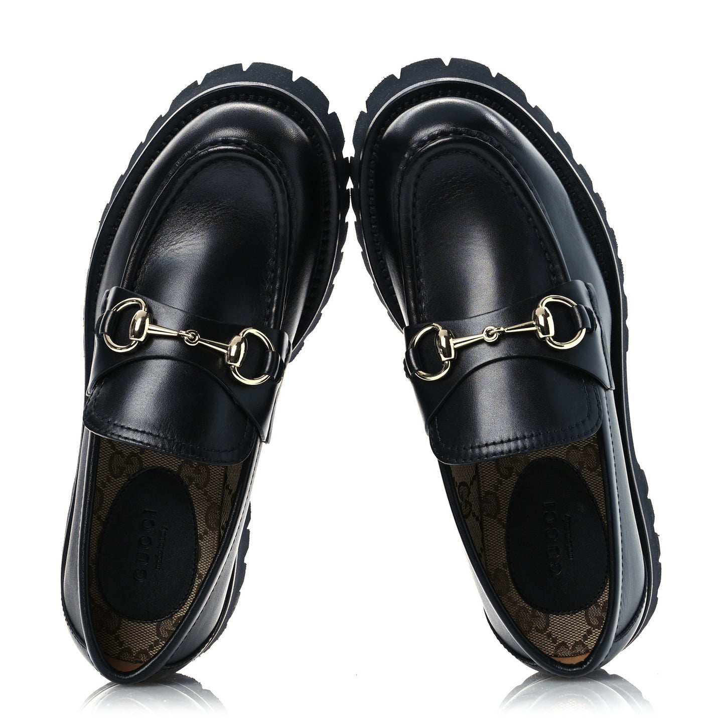 Betis Glamour Calfskin Womens Horsebit Loafers 37.5 Black