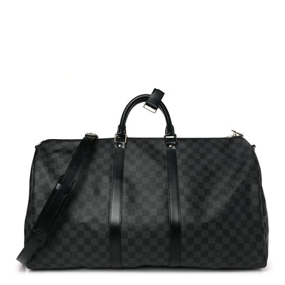 Louis Vuitton Damier Graphite Keepall Bandouliere 55 1 of 7