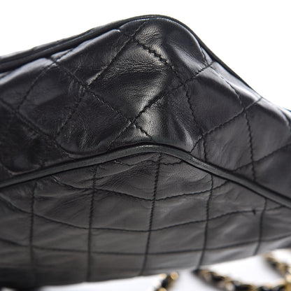 Chanel Lambskin Quilted CC Tassel Camera Case Black 13 of 16