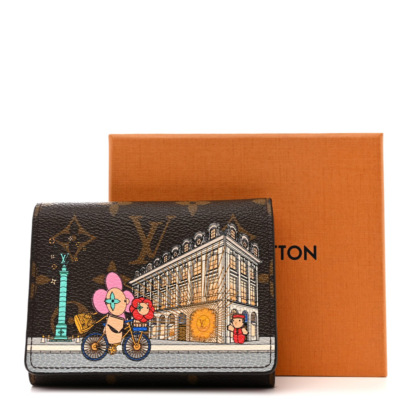 Monogram 2022 Christmas Animation Paris Victorine Wallet Pink