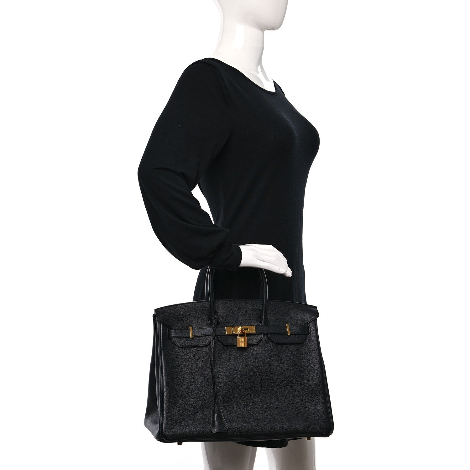 Hermes Taurillon Novillo Birkin 35 Black 2 of 12