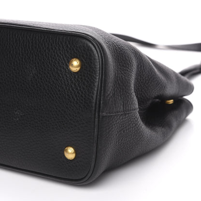 Prada Vitello Daino Tote Black 12 of 12