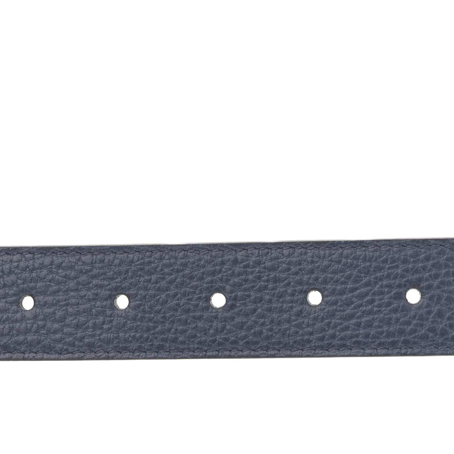 Calfskin Double G Reversible 37mm Belt 85 34 Petroleum Blue