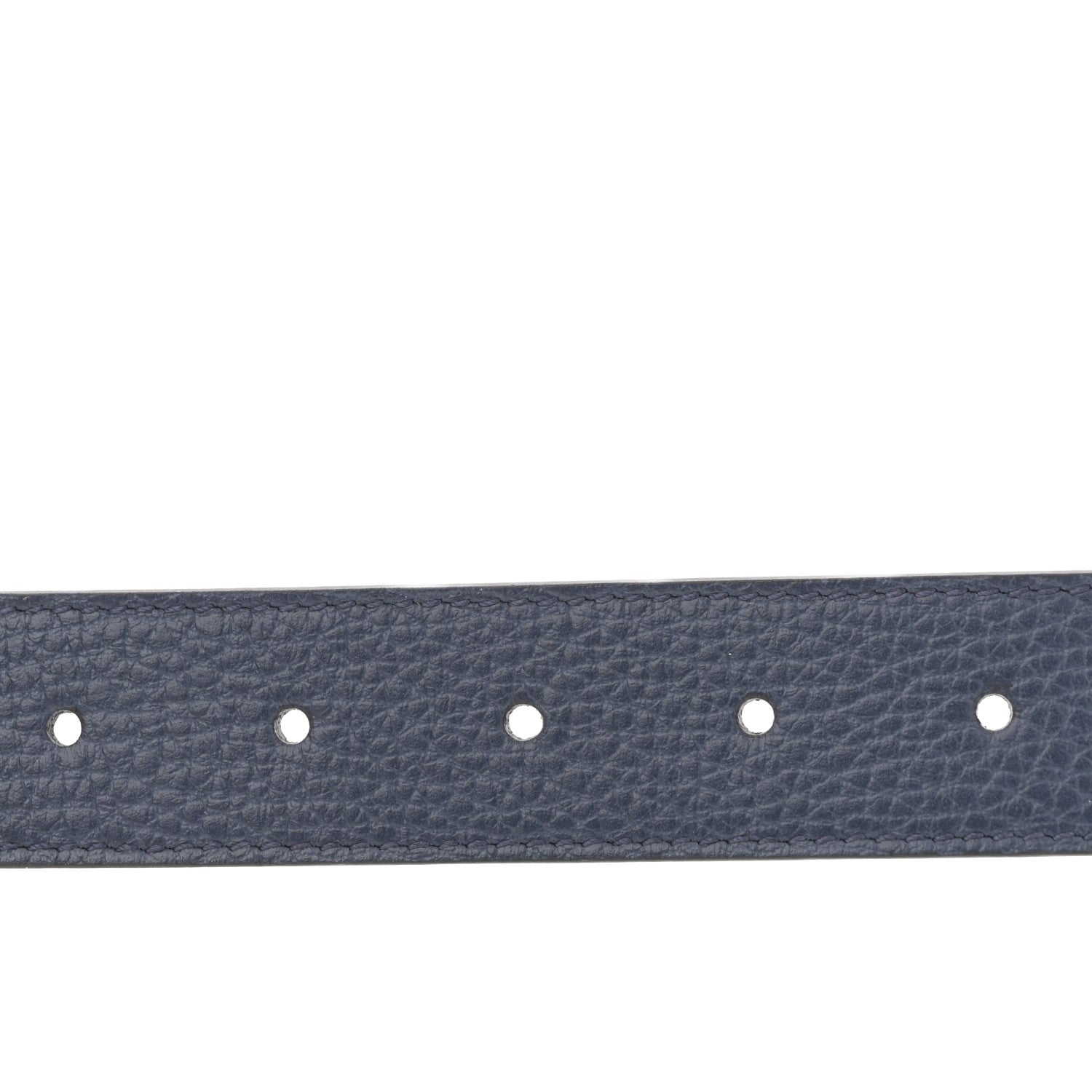 Gucci Calfskin Double G Reversible 37mm Belt 85 34 Petroleum Blue 3 of 5