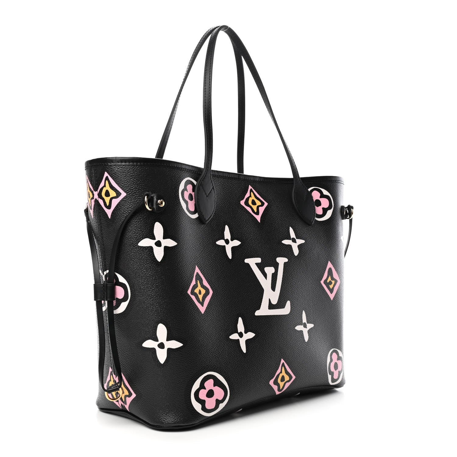 Louis Vuitton Monogram Giant Wild At Heart Neverfull MM Black 2 of 4