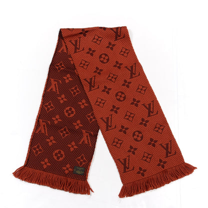 Louis Vuitton Wool Silk Logomania Scarf Orient 2 of 3