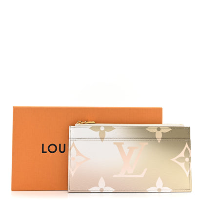 Louis Vuitton Monogram Giant Spring In The City Slim Purse Sunset Kaki 9 of 9
