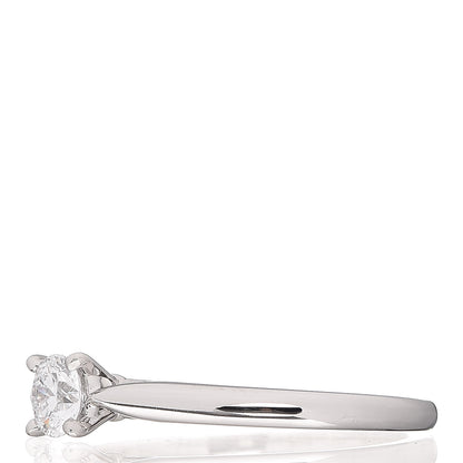 Cartier Platinum Diamond .24ct Solitaire Engagement Ring 49 4.75 3 of 7