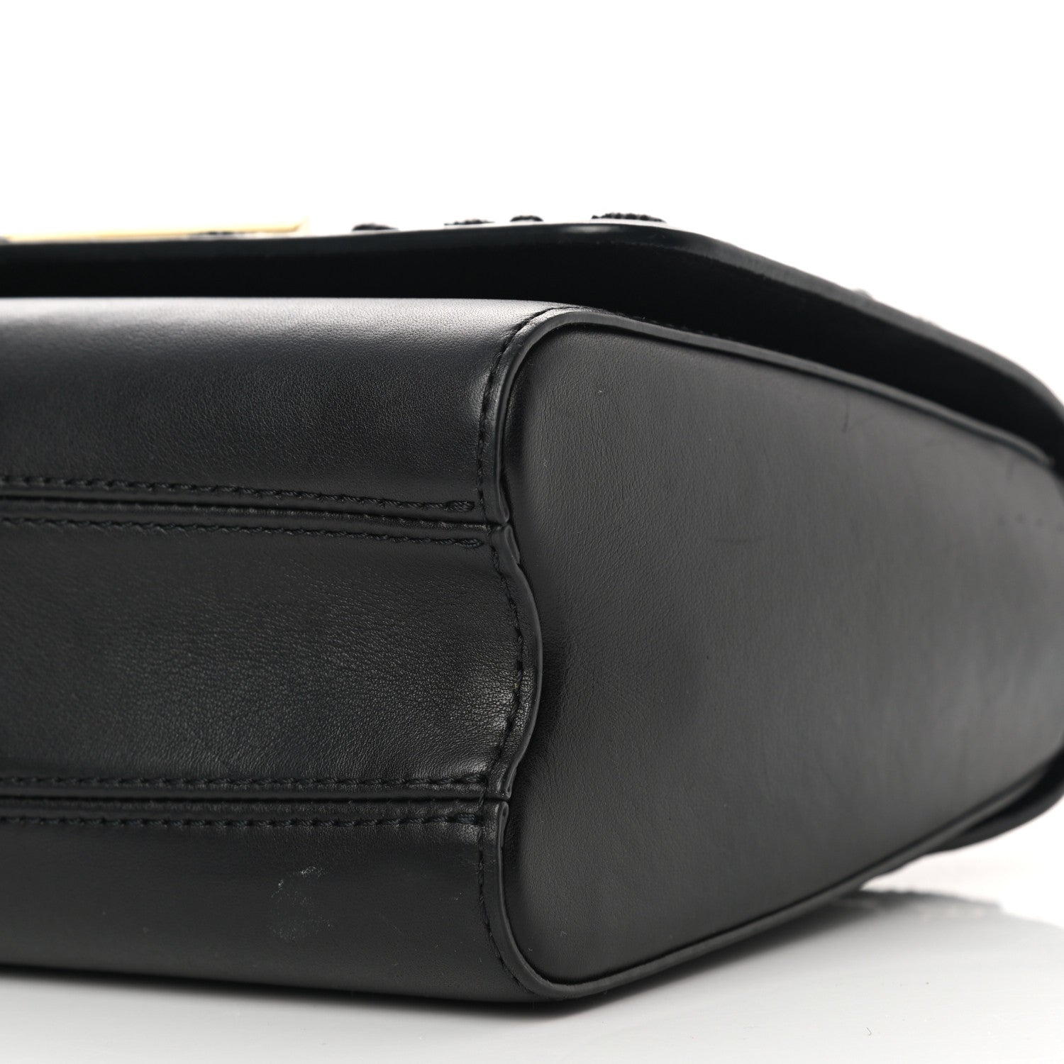Louis Vuitton Calfskin Since 1854 Embroidered Twist MM Black 10 of 11