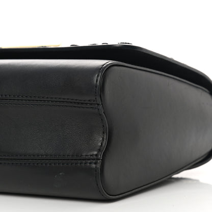 Louis Vuitton Calfskin Since 1854 Embroidered Twist MM Black 10 of 11