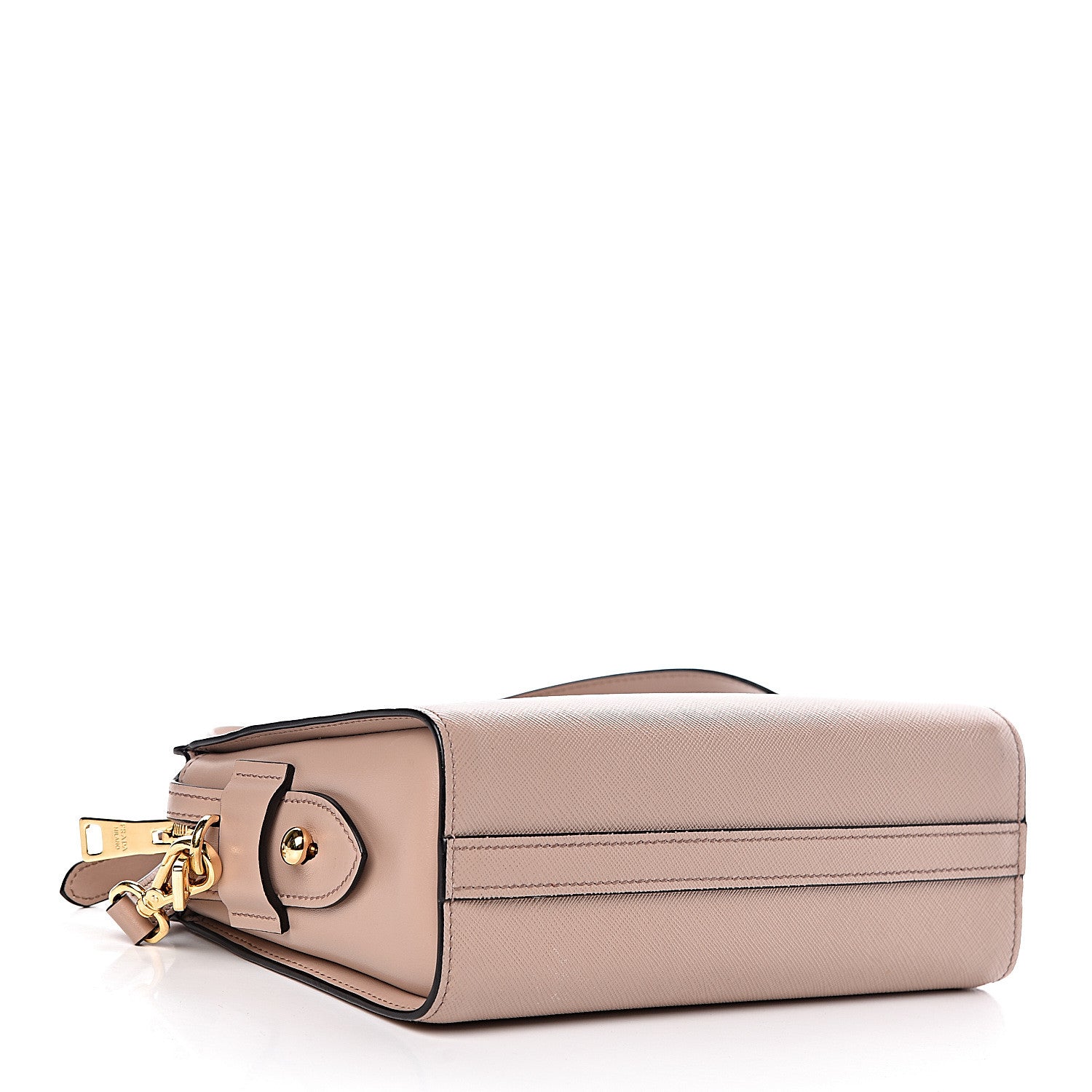 Prada Saffiano City Calfskin Esplanade Crossbody Bag Cipria 4 of 9