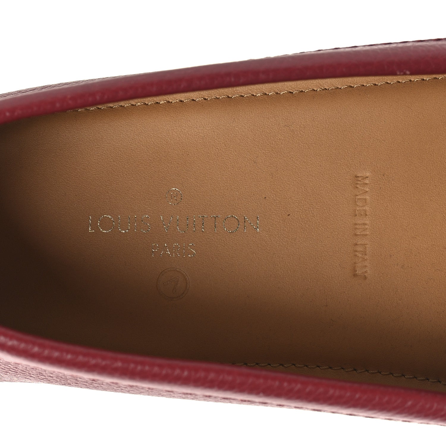 Louis Vuitton Calfskin Racetrack Moccasin Loafers 10 Rouge 8 of 8