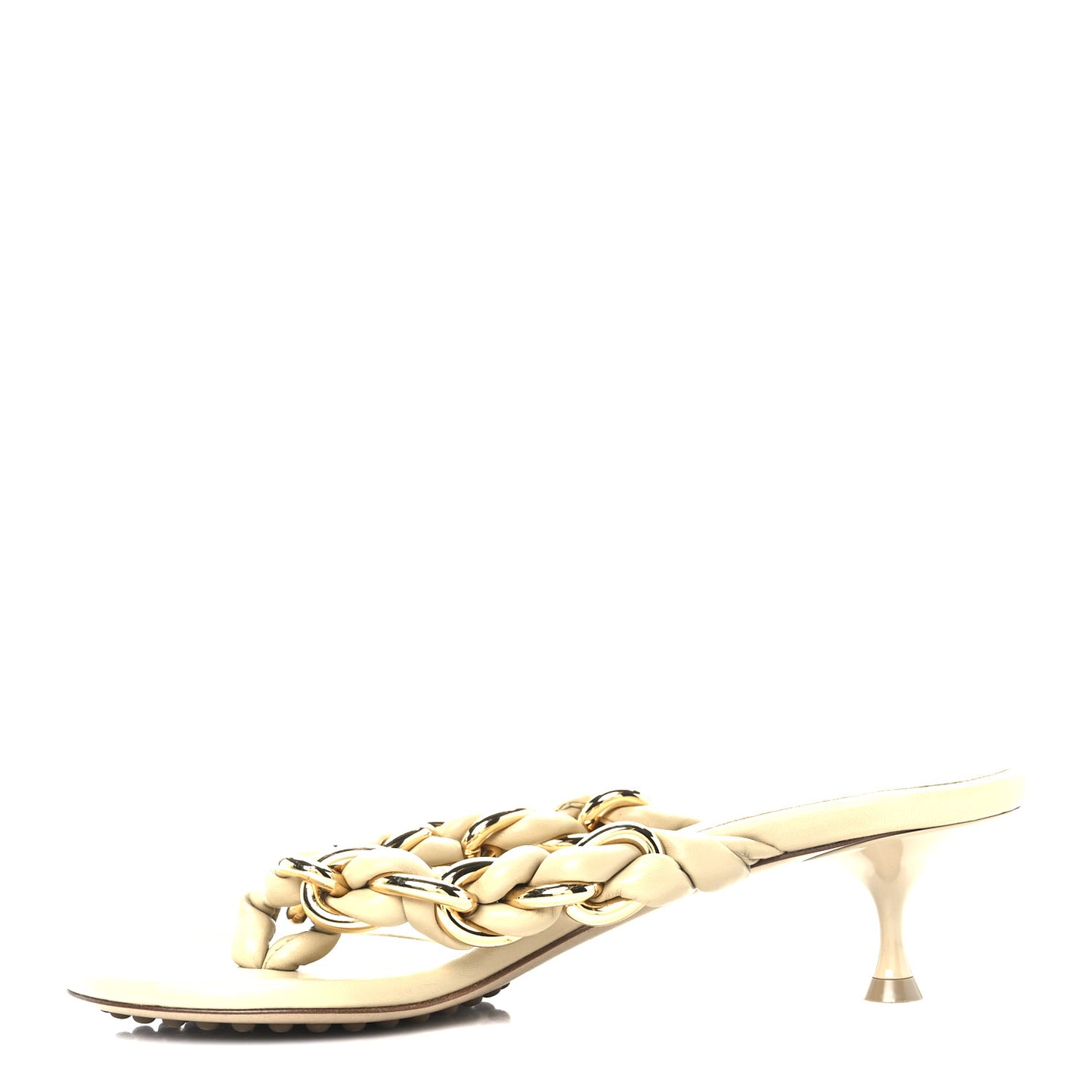 Nappa Dot Sandals 37 Cane Sugar