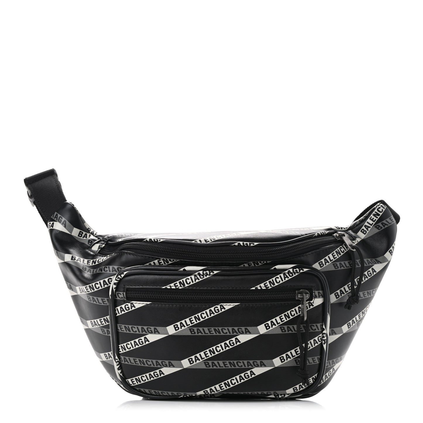 Smooth Calfskin Losange Monogram Explorer Belt Bag Black Grey