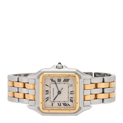 Cartier Stainless Steel 18K Yellow Gold 27mm Panthere Quartz Watch 2 of 4
