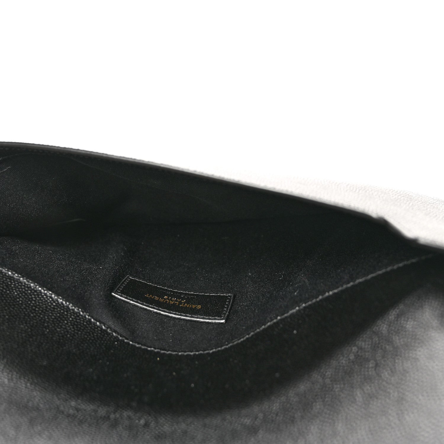 Saint Laurent Grain De Poudre Uptown Pouch Black 5 of 7