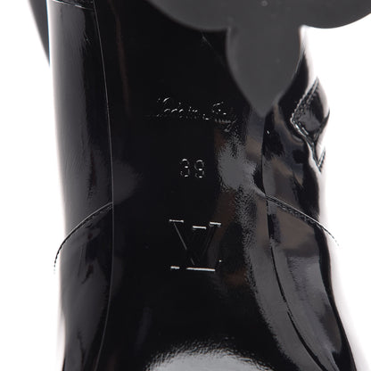 Louis Vuitton Patent Silhouette Ankle Boots 39 Black 7 of 7