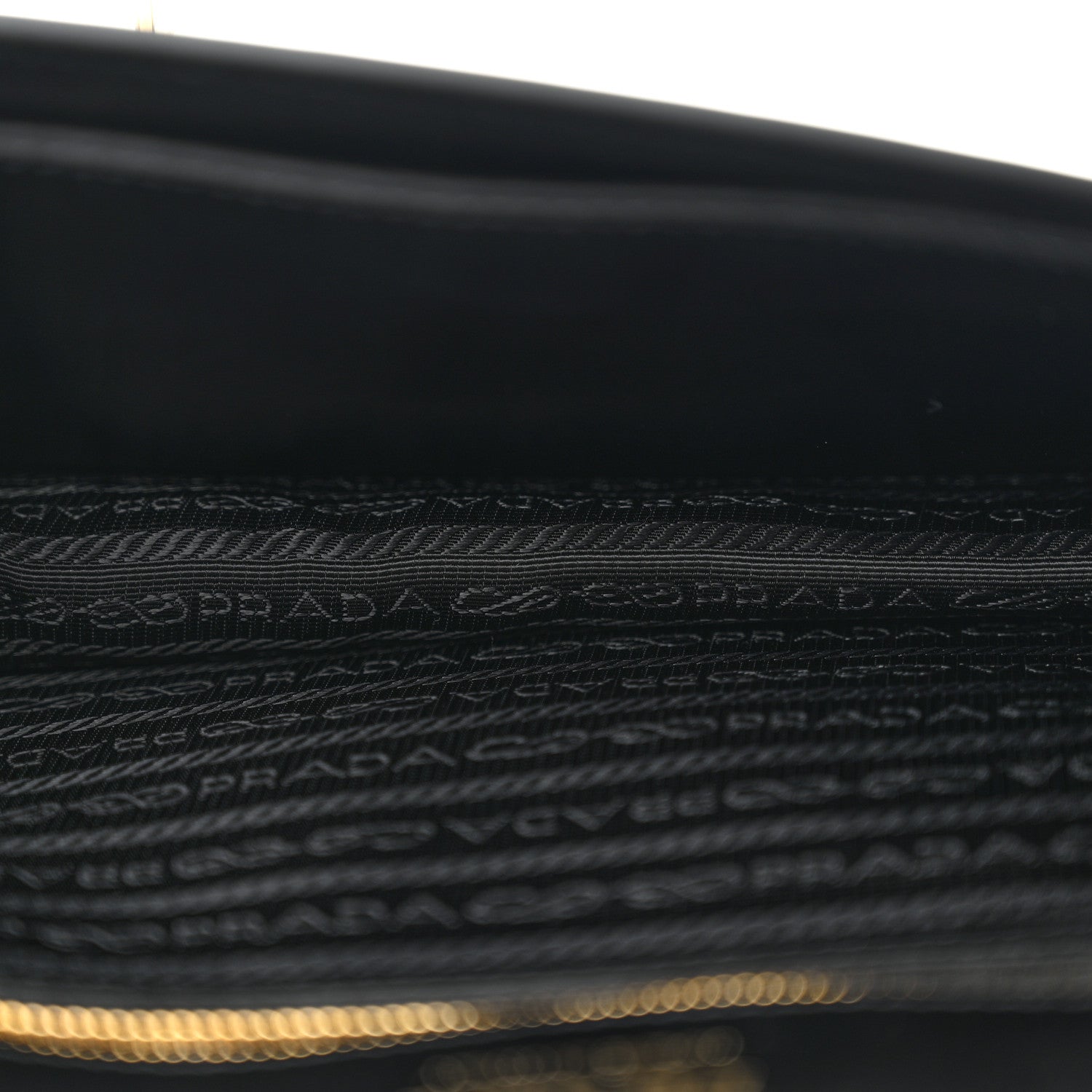 Prada City Calf Ribbon Bag Black Marmo Bianco 5 of 10