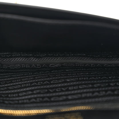 Prada City Calf Ribbon Bag Black Marmo Bianco 5 of 10