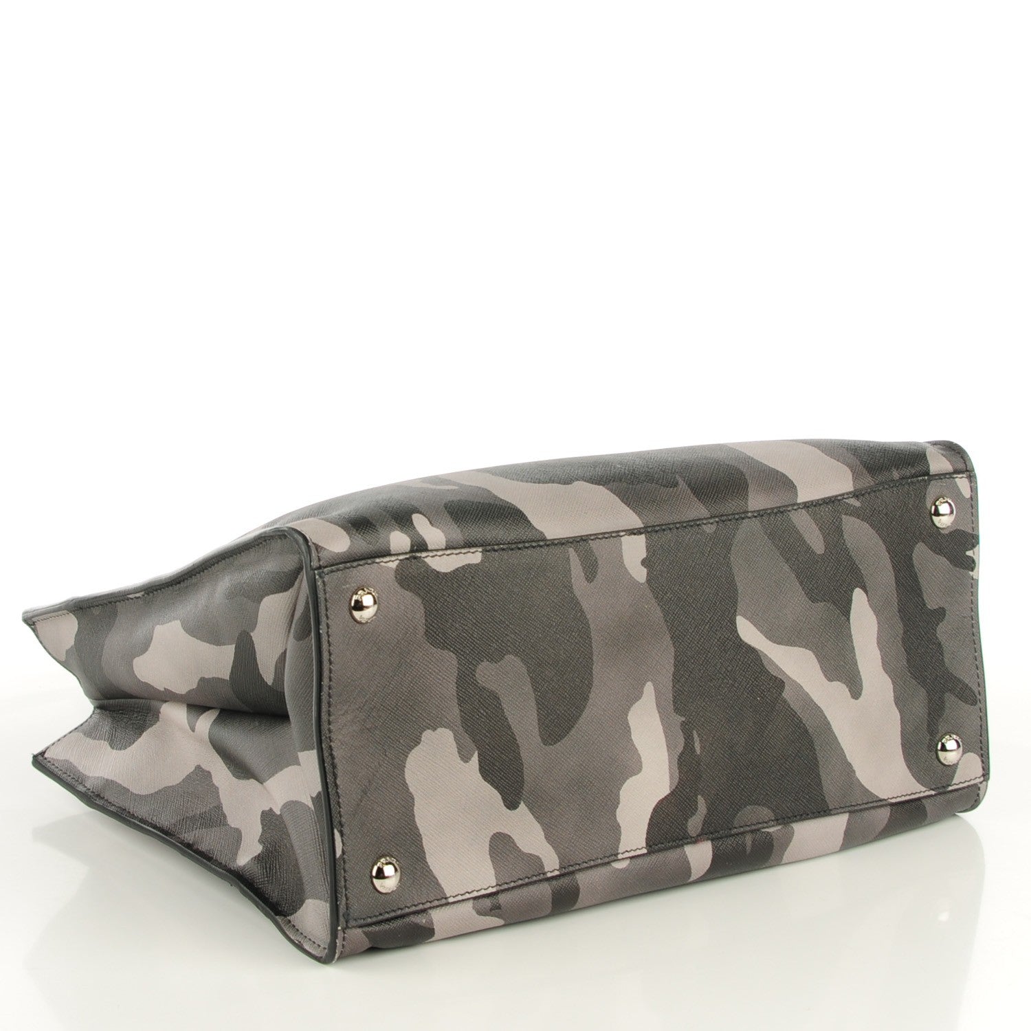 Prada Saffiano Soft Camouflage Print Tote Marmo Dis Camouflage 4 of 9