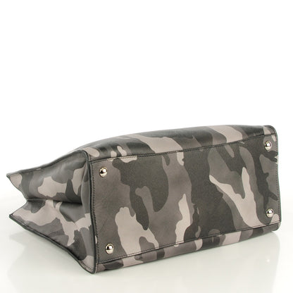 Prada Saffiano Soft Camouflage Print Tote Marmo Dis Camouflage 4 of 9