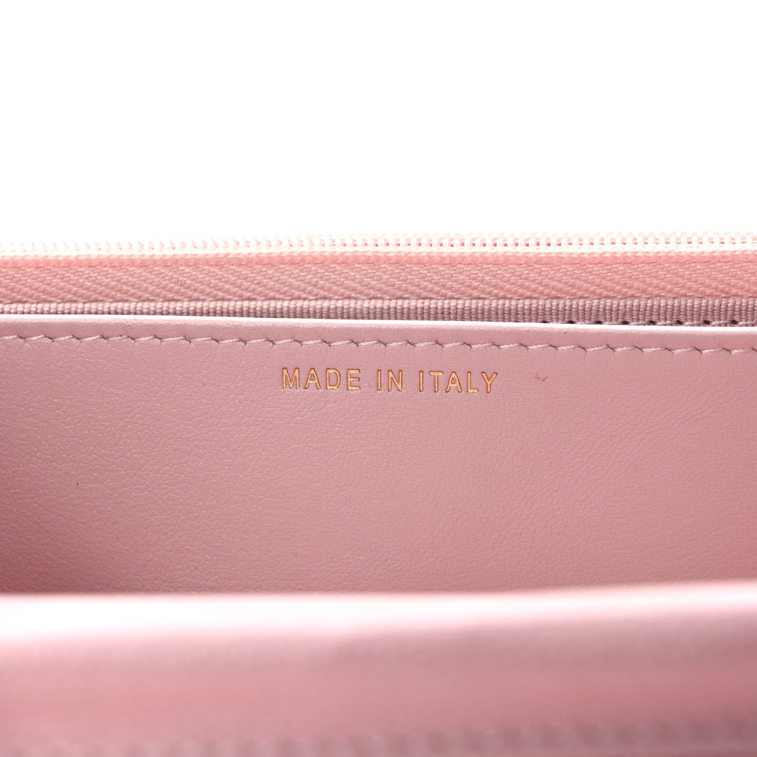 Chanel Caviar Quilted Studded CC Wallet on Chain WOC Light Pink 7 of 11