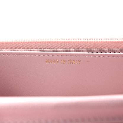 Chanel Caviar Quilted Studded CC Wallet on Chain WOC Light Pink 7 of 11