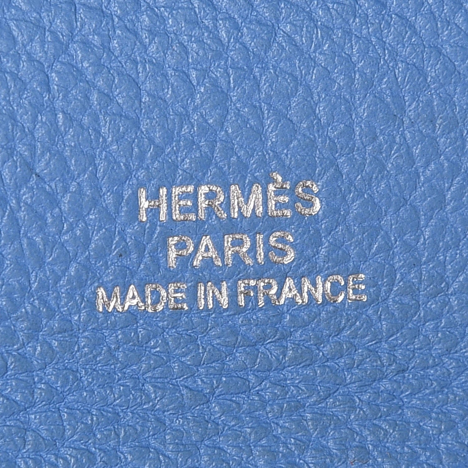 Hermes Evercolor Bastia Coin Purse Bleu Ocean Bleu Paradis 5 of 7