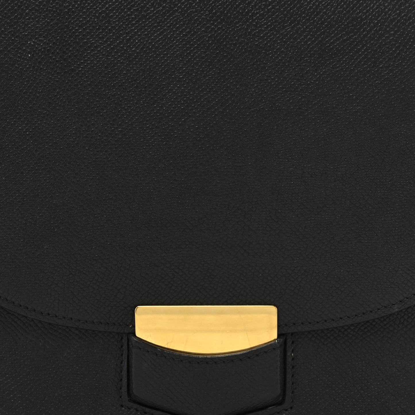 Grained Calfskin Small Trotteur Black