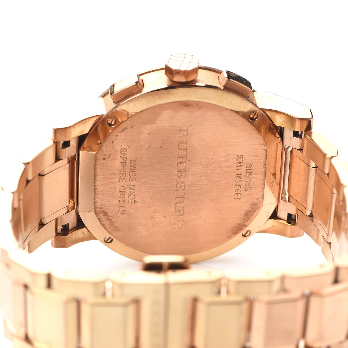 Stainless Steel 42mm Chronograph Quartz Watch Taupe BU9353