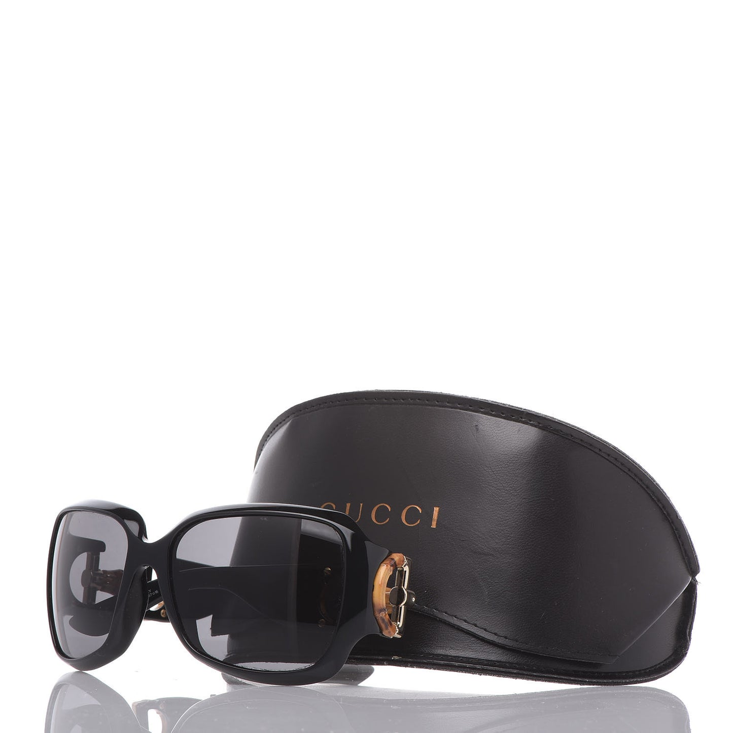 Bamboo Horsebit Sunglasses Tortoise GG 2969/S Black