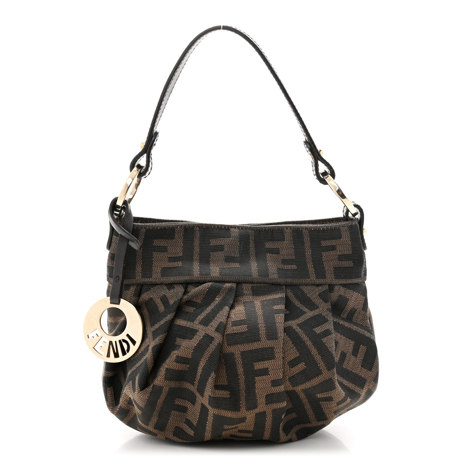 Fendi Zucca Mini Chef Hobo Tobacco 1 of 10