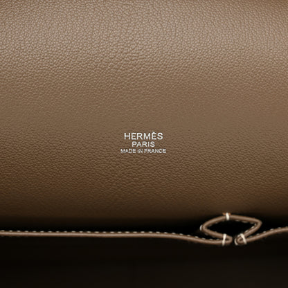 Hermes Taurillon Clemence Swift Jypsiere 31 Etoupe 6 of 13