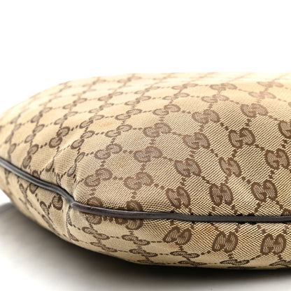 Gucci Monogram Medium New Britt Hobo Dark Brown 9 of 11
