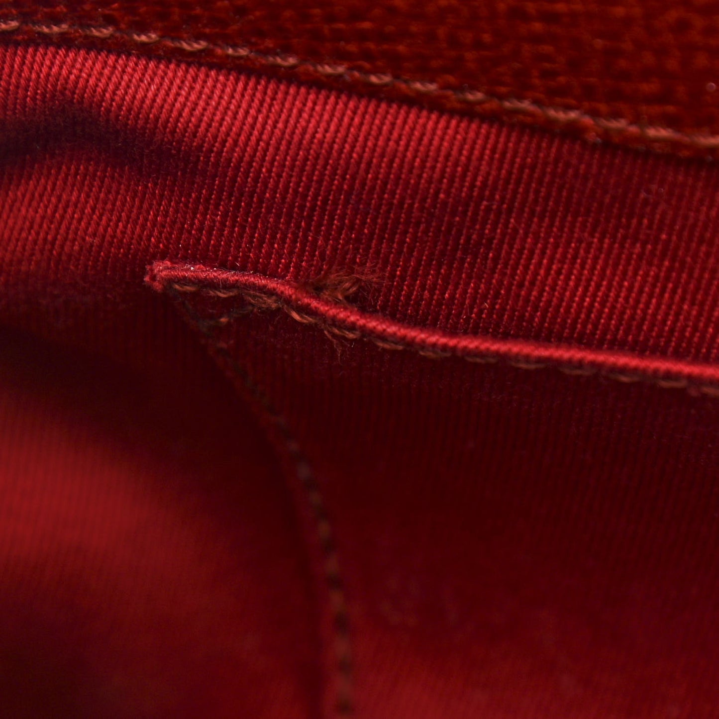 Textured Calfskin Horsebit Chain Clutch Red