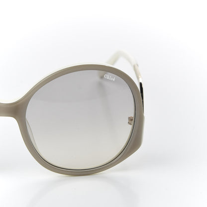Chloe Acetate Oversized Round Emilia Sunglasses CE707S Turtledove 7 of 8