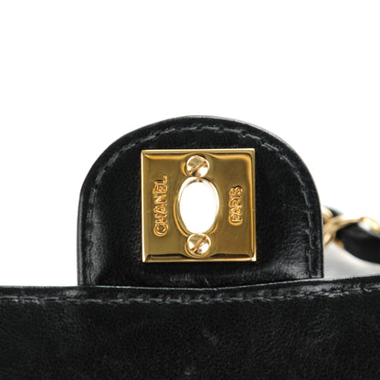 Chanel Lambskin Stitched Mini Flap Black 5 of 8