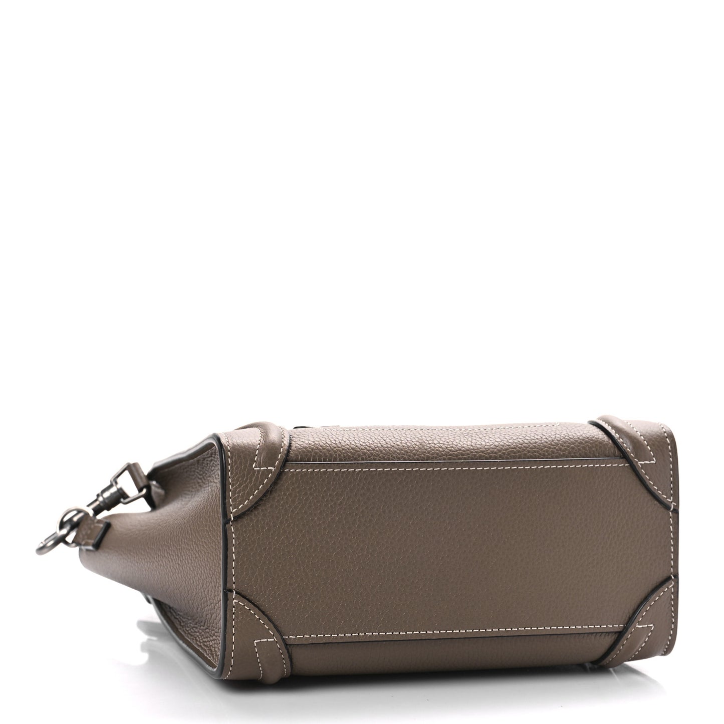 Drummed Calfskin Nano Luggage Souris