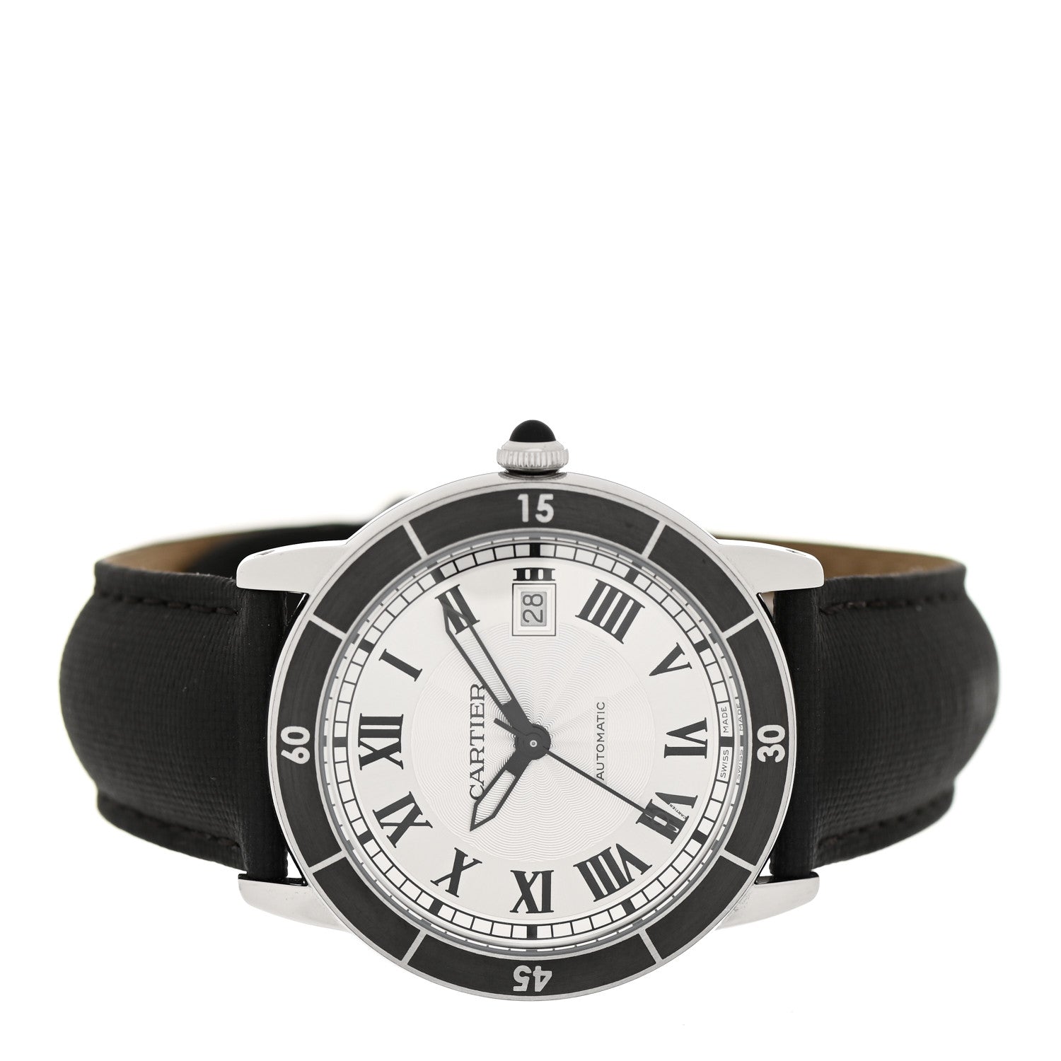 Cartier Stainless Steel Nylon 42mm Ronde Croisiere Automatic Watch 2 of 5