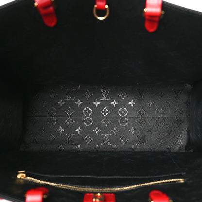 Louis Vuitton X UF Tufted Monogram Onthego GM Black Red 5 of 8